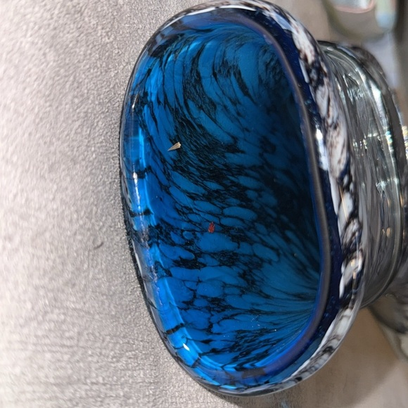 Glass High-Heeled Boot Vase Green Buckle Boot Tall cavalier glass - Picture 9 of 13